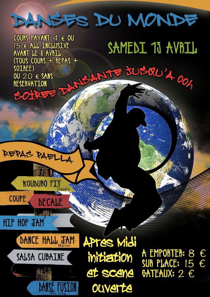 Flyers soirées MJC de Montluçon